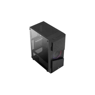 AEROCOOL tok Menace Saturn FRGB ML G, Mid tower, 2x USB 3.0, 2x audio, 1x 120mm-es FRGB ventilátor, tápegység nélkül