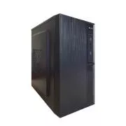 EUROCASE MC MF-320B, Micro Tower, 1xUSB-C, 2xUSB 3.0, 2x audio, tápegység nélkül