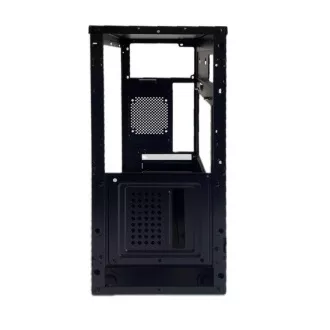 EUROCASE MC MF-320B, Micro Tower, 1xUSB-C, 2xUSB 3.0, 2x audio, tápegység nélkül