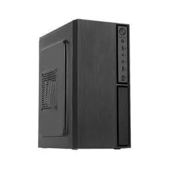EUROCASE MC MF-320B, Micro Tower, 1xUSB-C, 2xUSB 3.0, 2x audio, tápegység nélkül