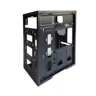EUROCASE tok ML N6-500B, Midi Tower, 1xUSB-C, 2xUSB 3.0, 2x audió, tápegység nélkül