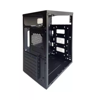 EUROCASE tok ML N6-500B, Midi Tower, 1xUSB-C, 2xUSB 3.0, 2x audió, tápegység nélkül