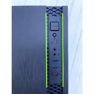 EUROCASE tok ML N6-550B, Midi Tower, 1xUSB-C, 2xUSB 3.0, 2x audio, tápegység nélkül