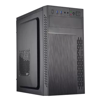 EUROCASE tok ML M6-505B, Midi Tower, 1xUSB-C, 2x USB 3.0, 2x audio, tápegység nélkül