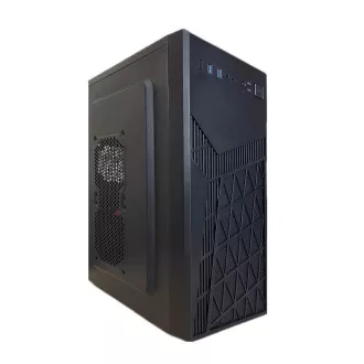 EUROCASE tok ML N6-560B, ATX, 2x USB-A, 1x USB-C, 2x 120mm ARGB ventilátor, fekete