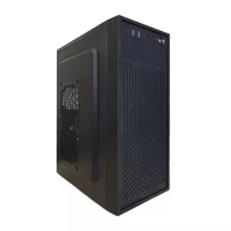 EUROCASE tok ML N6-530B, ATX, 2x USB-A, 1x USB-C, 2x 120mm ARGB ventilátor, fekete