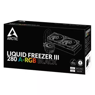 ARCTIC Liquid Freezer III 280 ARGB vízhűtő, 2x140mm, AM5, LGA1851, fekete