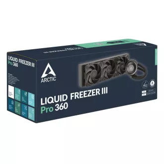 ARCTIC Liquid Freezer III 360 Pro vízhűtő, 3x120mm, AM5, LGA1851, fekete