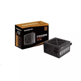 GIGABYTE P550B tápegység, 550W, 80plus bronz, 12 cm-es ventilátorral