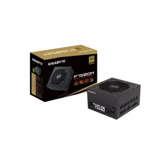 GIGABYTE tápegység P750GM, 750W, 80plus gold, moduláris, 120 mm-es ventilátorral GIGABYTE tápegység P750GM, 750W, 80plus gold, moduláris, 120 mm-es ventilátorral