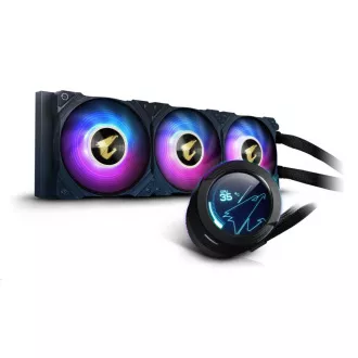 GIGABYTE AORUS WATERFORCE X 360 vízhűtő, 120 mm ARGB, LCD kijelző GIGABYTE AORUS WATERFORCE X 360 vízhűtő, 120 mm ARGB, LCD kijelző