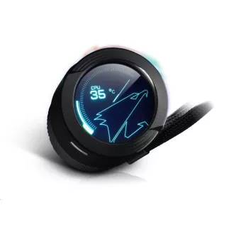GIGABYTE AORUS WATERFORCE X 360 vízhűtő, 120 mm ARGB, LCD kijelző GIGABYTE AORUS WATERFORCE X 360 vízhűtő, 120 mm ARGB, LCD kijelző