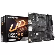 GIGABYTE MB Sc AM4 B550M K, AMD B550, 4xDDR4, 1xDP, 1xHDMI, mATX, 1xHDMI, mATX