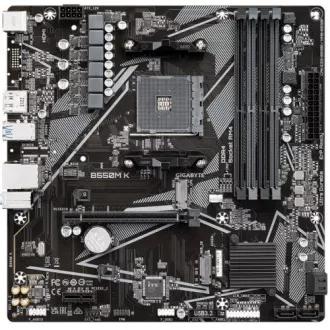 GIGABYTE MB Sc AM4 B550M K, AMD B550, 4xDDR4, 1xDP, 1xHDMI, mATX, 1xHDMI, mATX
