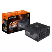 GIGABYTE tápegység UD1300GM PG5, 1300W, 80  Gold, 140 mm-es ventilátorral