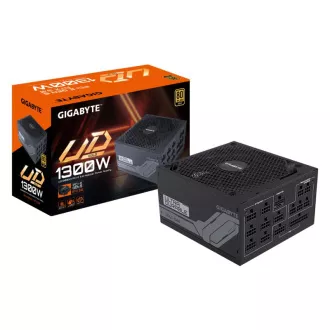 GIGABYTE tápegység UD1300GM PG5, 1300W, 80  Gold, 140 mm-es ventilátorral