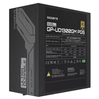 GIGABYTE tápegység UD1300GM PG5, 1300W, 80  Gold, 140 mm-es ventilátorral