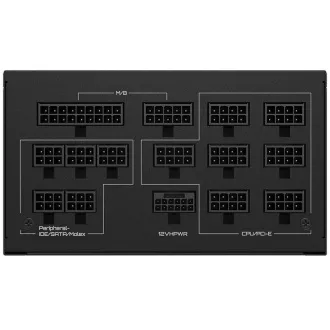 GIGABYTE tápegység UD1300GM PG5, 1300W, 80  Gold, 140 mm-es ventilátorral