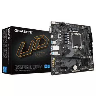 GIGABYTE MB Sc LGA1700 B760M H DDR4, Intel B760, 2xDDR4, 1xHDMI, 1xVGA, mATX, 1xHDMI, 1xVGA, mATX