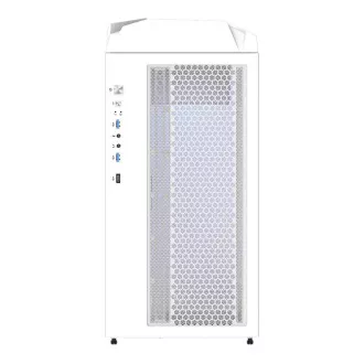 GIGABYTE ház GB-C301GW, ARGB Hub, átlátszó oldallap, Mid tower, 4x ARGB ventilátor, fehér