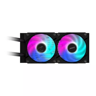GIGABYTE vízhűtő AORUS WATERFORCE X II 240, 2x120mm ARGB, LCD kijelző, LGA1851, AM5