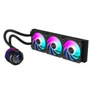 GIGABYTE vízhűtő AORUS WATERFORCE X II 360, 2x120mm ARGB, LCD kijelző, LGA1851, AM5