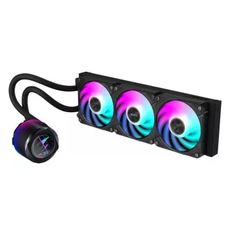 GIGABYTE vízhűtő AORUS WATERFORCE X II 360, 2x120mm ARGB, LCD kijelző, LGA1851, AM5