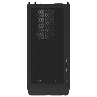 GIGABYTE tok GB-C102G, Mid Tower, 2x USB3.0, átlátszó oldallap, 2x 120mm-es ventilátor, fekete színű