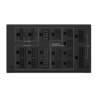GIGABYTE tápegység UD1600PM PG5 AI TOP, 1600W, 80  Platinum, 140mm-es ventilátorral