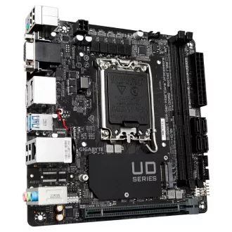 GIGABYTE MB Sc LGA1700 H610I, Intel H610, 2xDDR5, 2xDP, 1xHDMI, 1xVGA, Mini-ITX, Mini-ITX