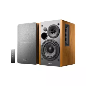 EDIFIER hangszórók R1280T, aktív, 42W, WiiM Mini Smart Wi-Fi audio streaming, barna