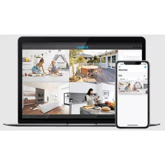 REOLINK biztonsági kamerakészlet NVS8-8MB4, RLK8-800B4, 4x kamera, 8MP, 2TB
