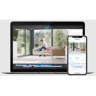 REOLINK biztonsági kamerakészlet NVS8-8MB4, RLK8-800B4, 4x kamera, 8MP, 2TB