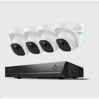 REOLINK biztonsági kamerakészlet NVS8-8MD4, RLK8-800D4, 4x kamera, 2TB