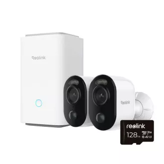 REOLINK Home Hub, 2x Argus Series B310   128GB microSD kártya