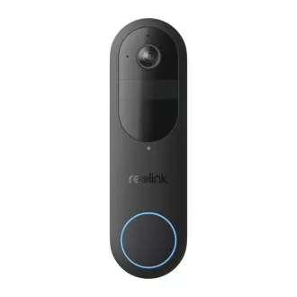 REOLINK biztonsági videós ajtócsengő D340B, 4MP, 2K, WiFi, fekete
