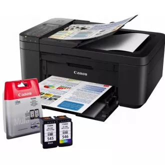 Canon PIXMA TR4650 nyomtató fekete - színes, MF (nyomtatás, fénymásoló, szkennelés, felhő), ADF, USB, Wi-Fi