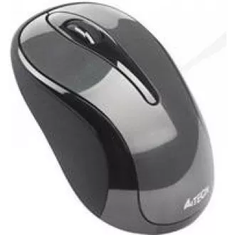 A4tech G3-280N, V-Track, vezeték nélküli optikai egér, 2,4 GHz, 10 m hatótáv, szürke-fekete