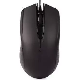A4tech OP-760 Fekete, egér, 1 kerék, 3 gomb, USB, fekete