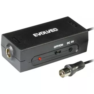EVOLVEO Amp 1, FM/DAB /DVB-T2 antennaerősítő, LTE, 4G, 5G szűrő