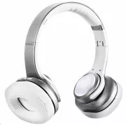 EVOLVEO vezeték nélküli fejhallgató SupremeSound 8EQ, Bluetooth, hangszóró és hangszínszabályzó 2 az 1-ben, ezüst