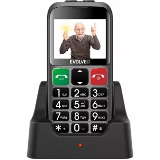 EVOLVEO EasyPhone EB, mobiltelefon időseknek töltőállvánnyal, piros EVOLVEO EasyPhone EB, mobiltelefon időseknek töltőállvánnyal, piros