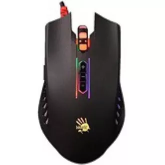 A4tech játékegér BLOODY Q81, 3200DPI, USB, RGB, fekete