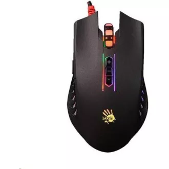 A4tech játékegér BLOODY Q81, 3200DPI, USB, RGB, fekete