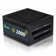 EVOLVEO G1000, 1000W, 80  GOLD, ATX 3.1, aPFC, 140 mm-es ventilátor, teljesen moduláris, 3 év garancia, fekete színű