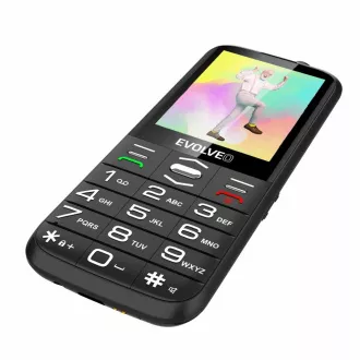 EVOLVEO EasyPhone XO, mobiltelefon idősek számára töltőállvánnyal, fekete színű EVOLVEO EasyPhone XO, mobiltelefon idősek számára töltőállvánnyal, fekete színű
