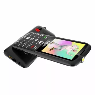 EVOLVEO EasyPhone XO, mobiltelefon idősek számára töltőállvánnyal, fekete színű EVOLVEO EasyPhone XO, mobiltelefon idősek számára töltőállvánnyal, fekete színű