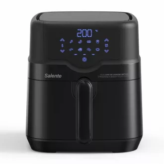 Salente HotAir, 2in1 forrólevegős fritőz, 4, 3 l, fekete