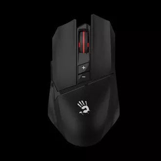 A4tech Bloody Mouse R36 Ultra, vezeték nélküli játék egér, 12000 DPI, USB, fekete, fekete