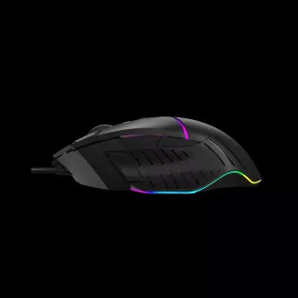 A4tech Bloody Mouse W95 Max Activated, háttérvilágítású játékegér, 12000 DPI, USB, fekete, fekete